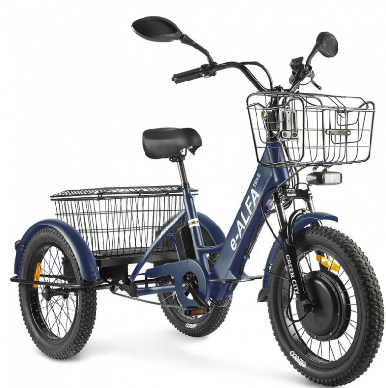 Трехколесный электровелосипед GREEN CITY e-ALFA Trike Трехколесный электровелосипед GREEN CITY e-ALFA Trike